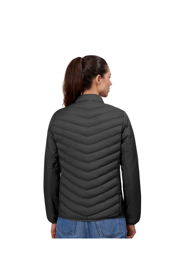 Gefütterte Jacke | Stretch | Damen Silver grey