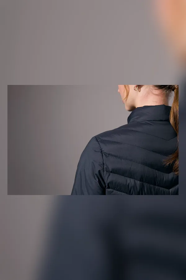 Gefütterte Jacke | Stretch | Damen Silver grey