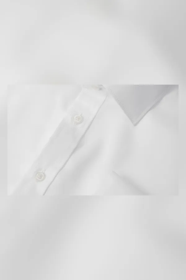 SEVEN SEAS Fine Twill | slim Weiss