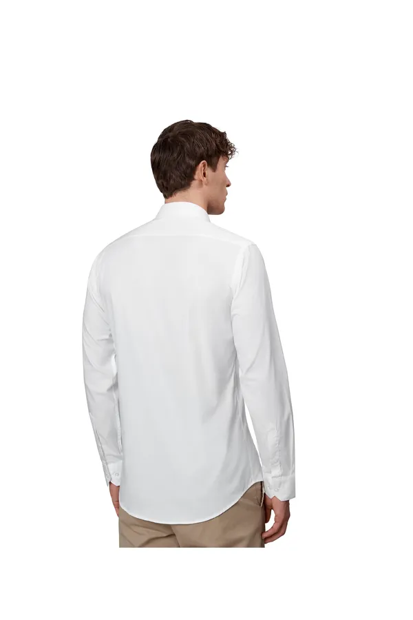 SEVEN SEAS Poplin | slim Weiss