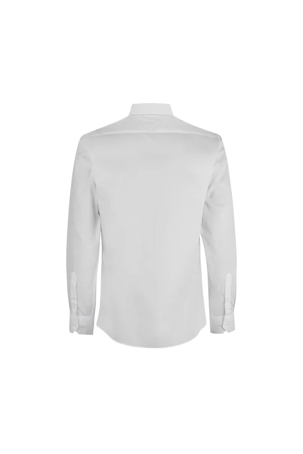 SEVEN SEAS Poplin | slim Weiss