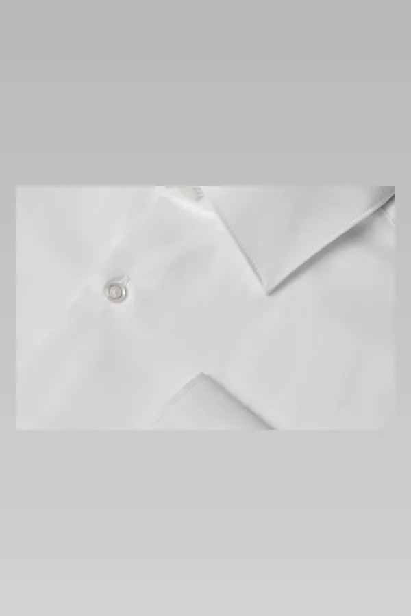 SEVEN SEAS Poplin | slim Weiss