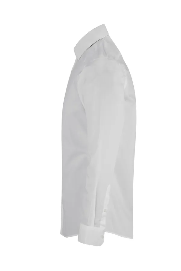 SEVEN SEAS Poplin | slim Weiss