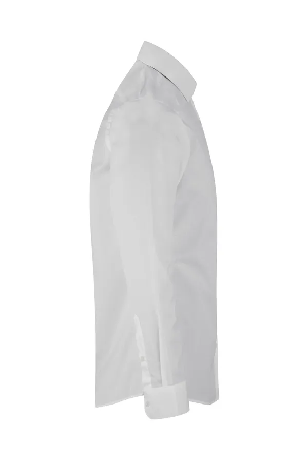 SEVEN SEAS Poplin | slim Weiss