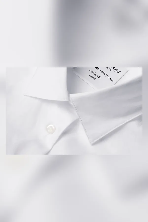 SEVEN SEAS Poplin | modern | Damen Weiss