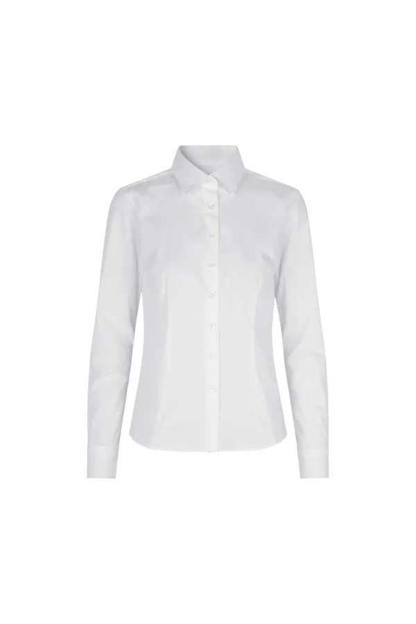 SEVEN SEAS Poplin | modern | Damen Weiss