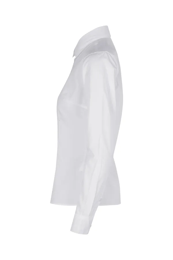 SEVEN SEAS Poplin | modern | Damen Weiss