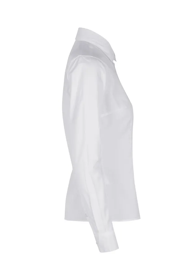 SEVEN SEAS Poplin | modern | Damen Weiss