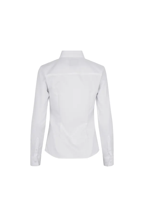 SEVEN SEAS Fine Twill | modern | Damen Weiss