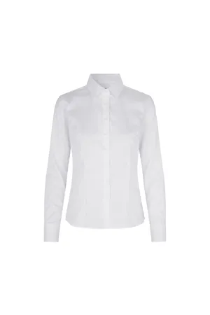 SEVEN SEAS Fine Twill | modern | Damen Weiss