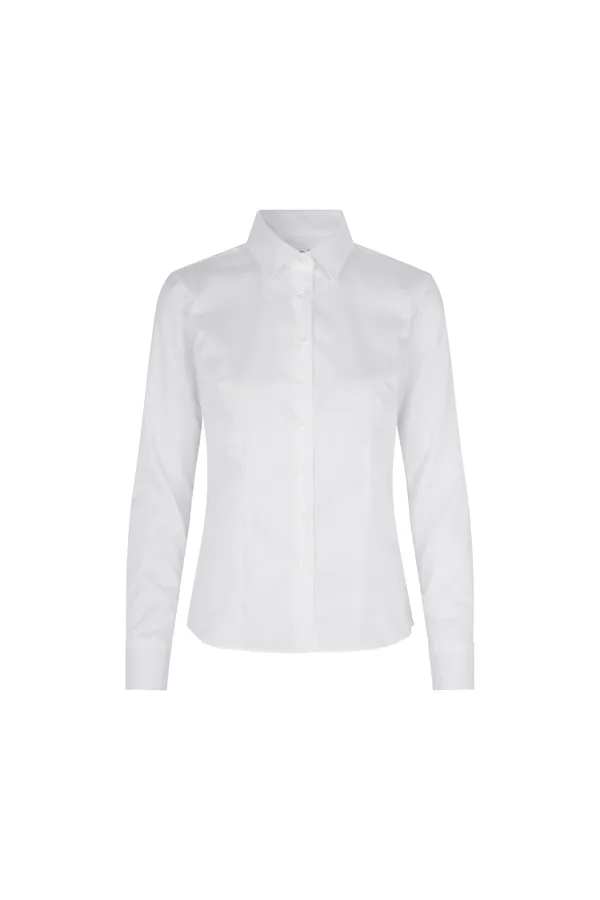 SEVEN SEAS Fine Twill | modern | Damen Weiss