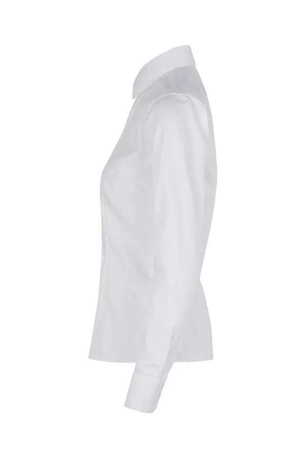 SEVEN SEAS Fine Twill | modern | Damen Weiss