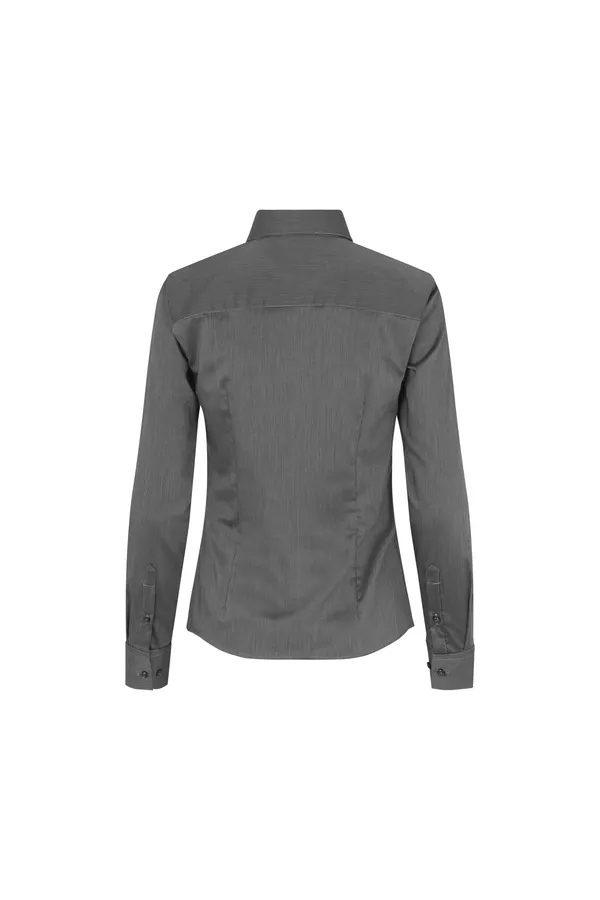 SEVEN SEAS Fine Twill California | modern | Damen Dunkelgrau