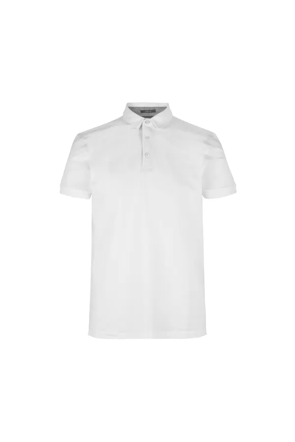 Business Poloshirt | Jersey Weiss