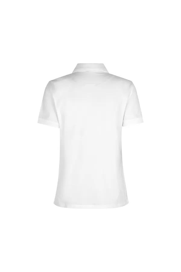 Business Poloshirt | Jersey | Damen Weiss