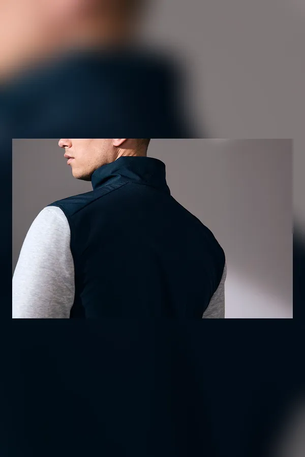 Soft Shell-Weste | funktional Navy