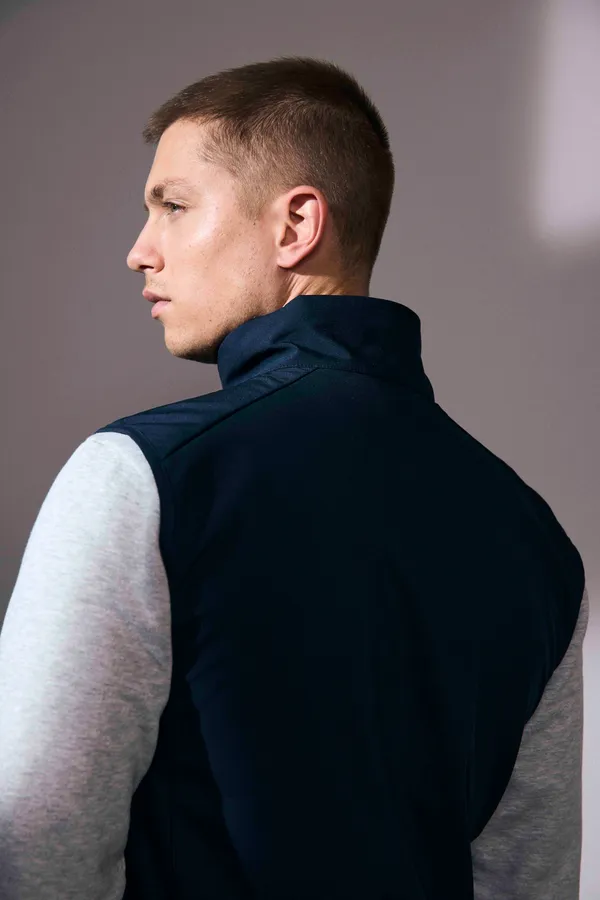 Soft Shell-Weste | funktional Navy