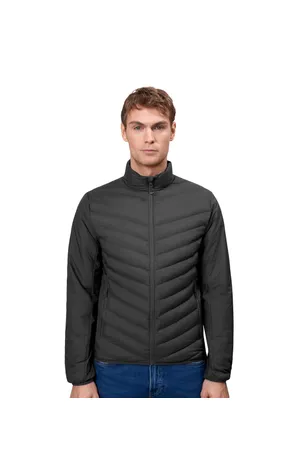 Gefütterte Jacke | Stretch Silver grey