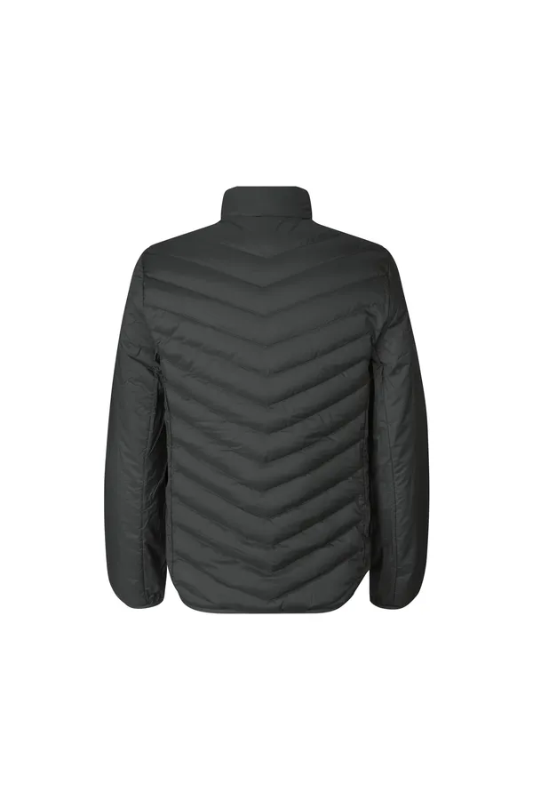 Gefütterte Jacke | Stretch Silver grey