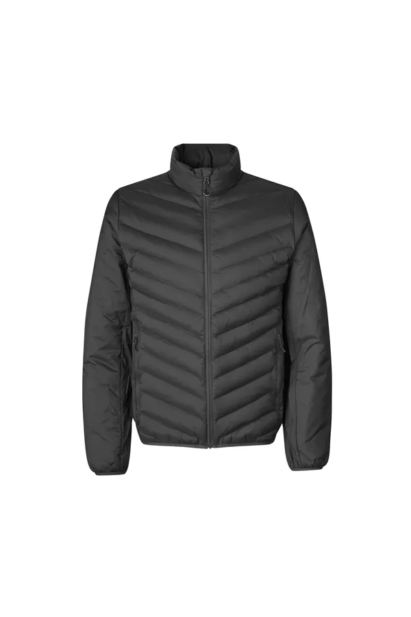 Gefütterte Jacke | Stretch Silver grey