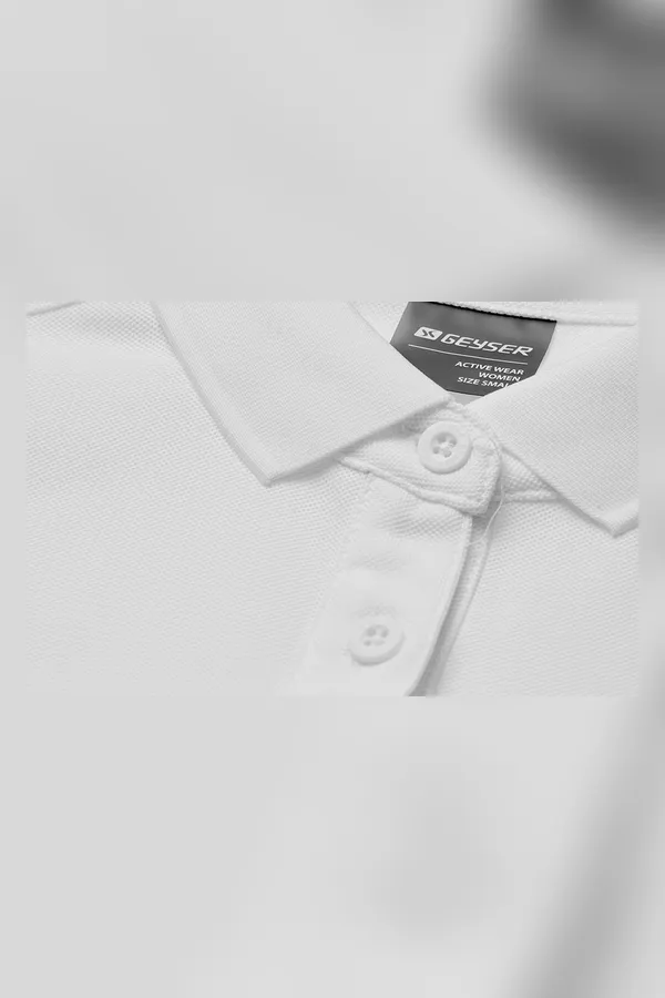 GEYSER polo shirt | functional | Damen Weiss