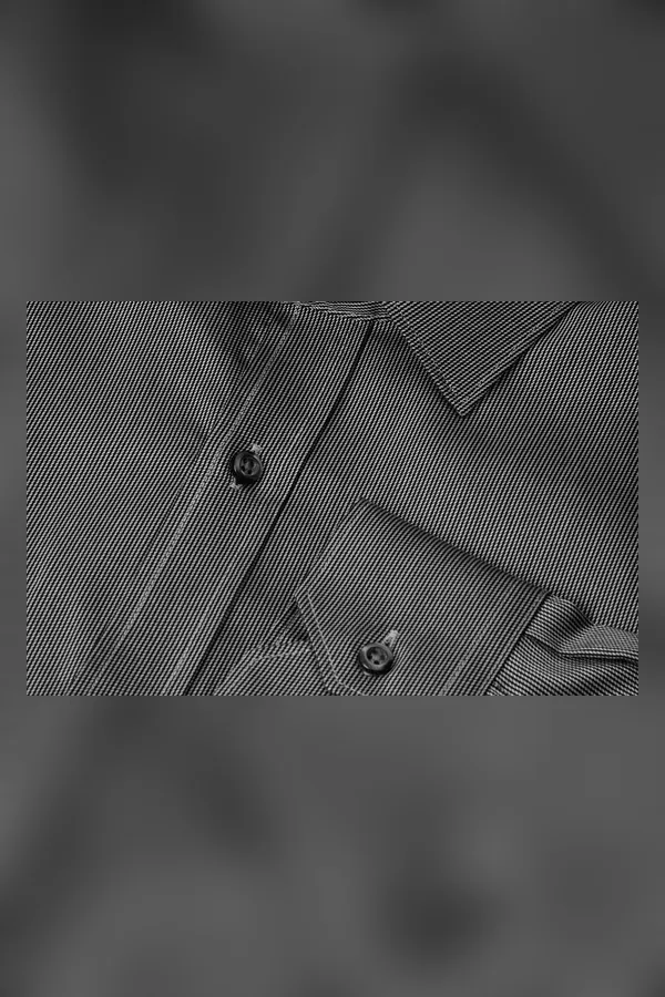SEVEN SEAS Fine Twill California | slim Dunkelgrau
