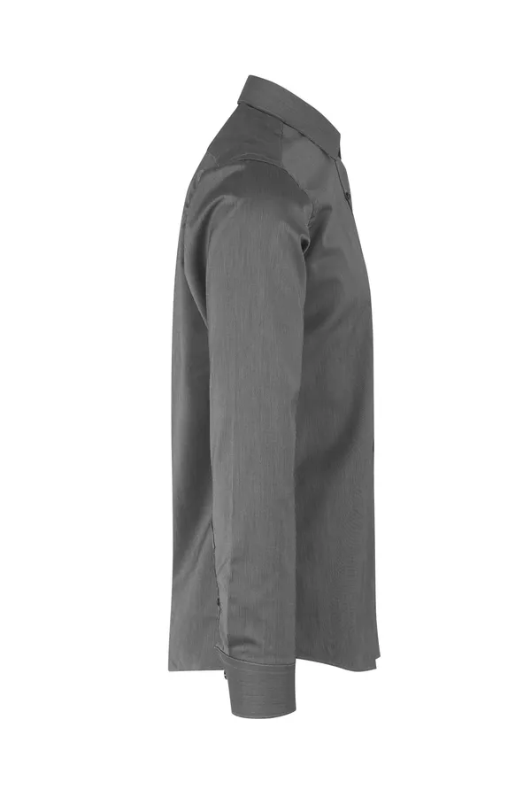 SEVEN SEAS Fine Twill California | slim Dunkelgrau
