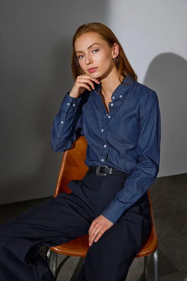 SEVEN SEAS Soft Denim | modern | Damen Indigo