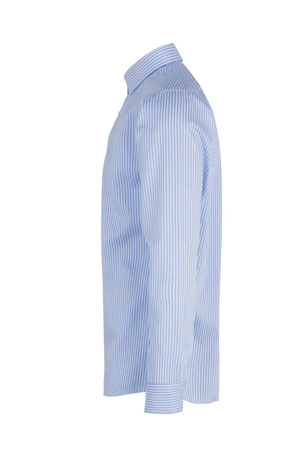 SEVEN SEAS Fine Twill Cadet | slim Hellblau
