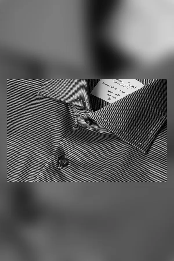 SEVEN SEAS Fine Twill California | modern Dunkelgrau