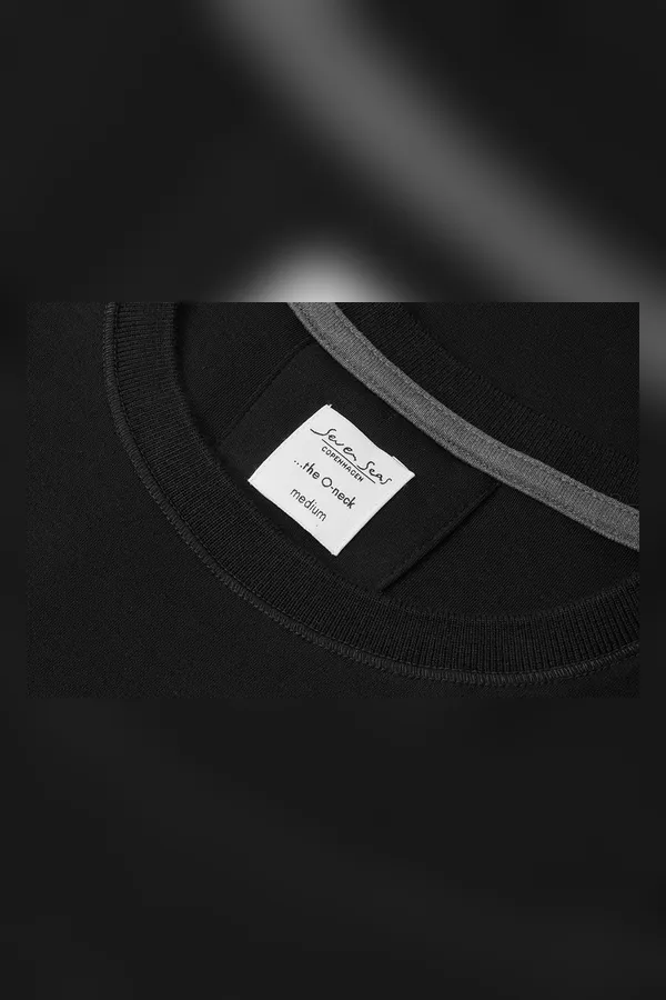 SEVEN SEAS T-shirt | O-neck Schwarz