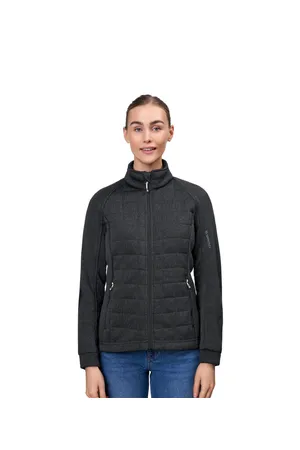 Fleecejacke | Gesteppt | Damen Graphit meliert