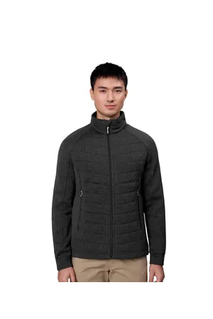 Fleecejacke | Gesteppt Graphit meliert