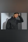 Fleecejacke | Gesteppt Graphit meliert