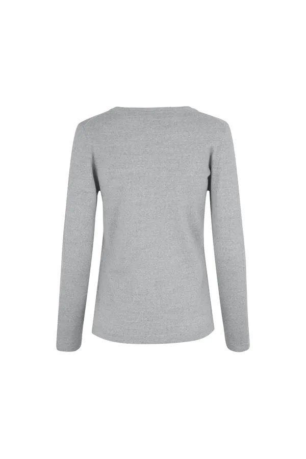 SEVEN SEAS The knit | Damen Altgrau meliert