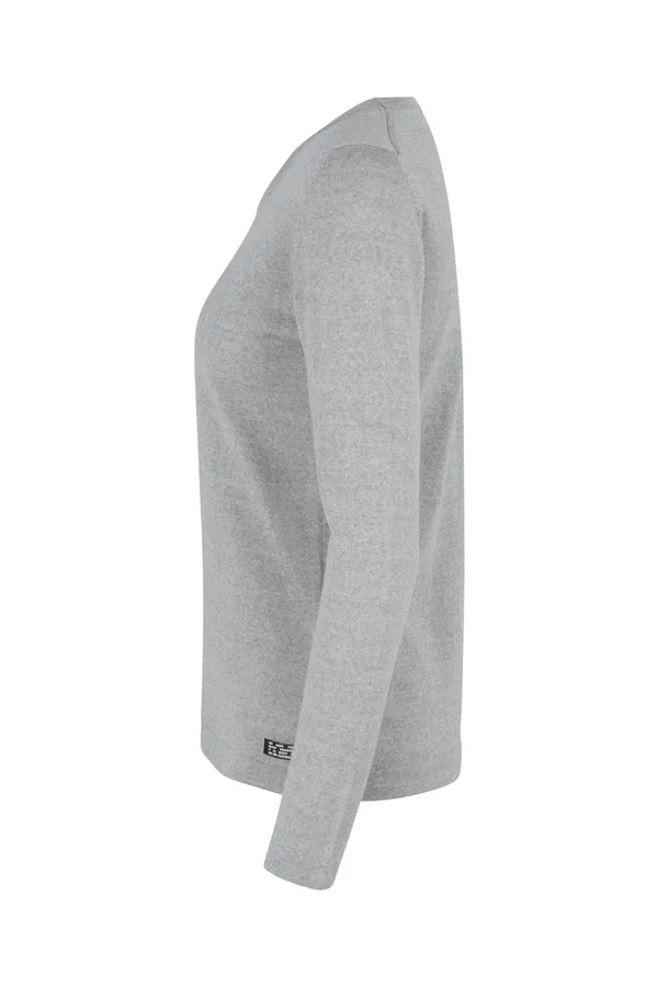 SEVEN SEAS The knit | Damen Altgrau meliert