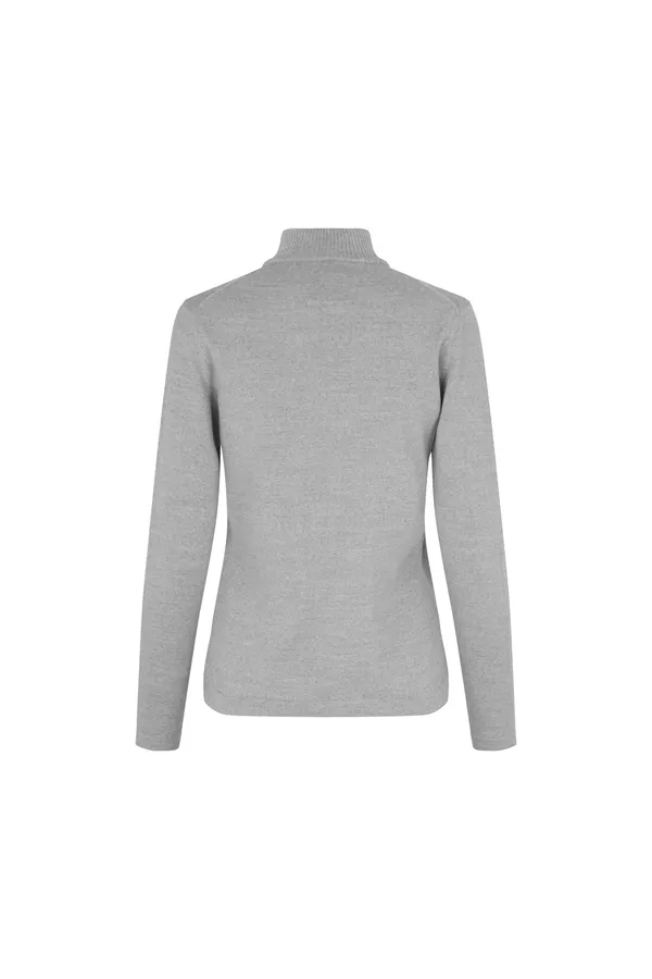 SEVEN SEAS The cardigan | Damen Altgrau meliert