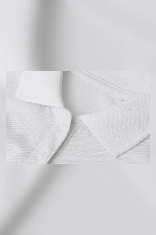 Poloshirt | ökologisch | Damen Weiss
