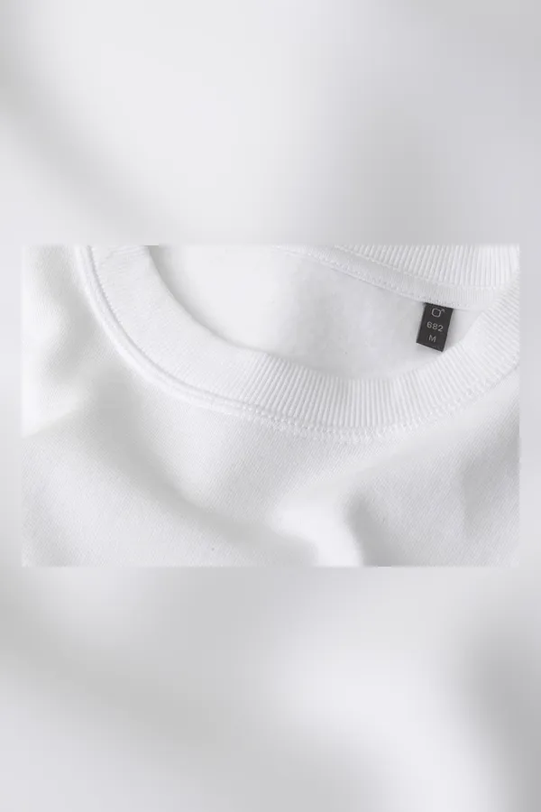 Sweatshirt | ökologisch Weiss