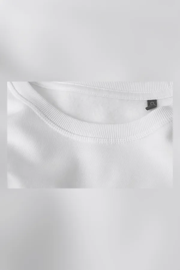 Sweatshirt | ökologisch | Damen Weiss