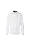 SEVEN SEAS Fine Twill Contrast | modern Weiss