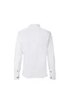 SEVEN SEAS Fine Twill Contrast | slim Weiss