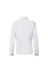 SEVEN SEAS Fine Twill Contrast | modern | Damen Weiss