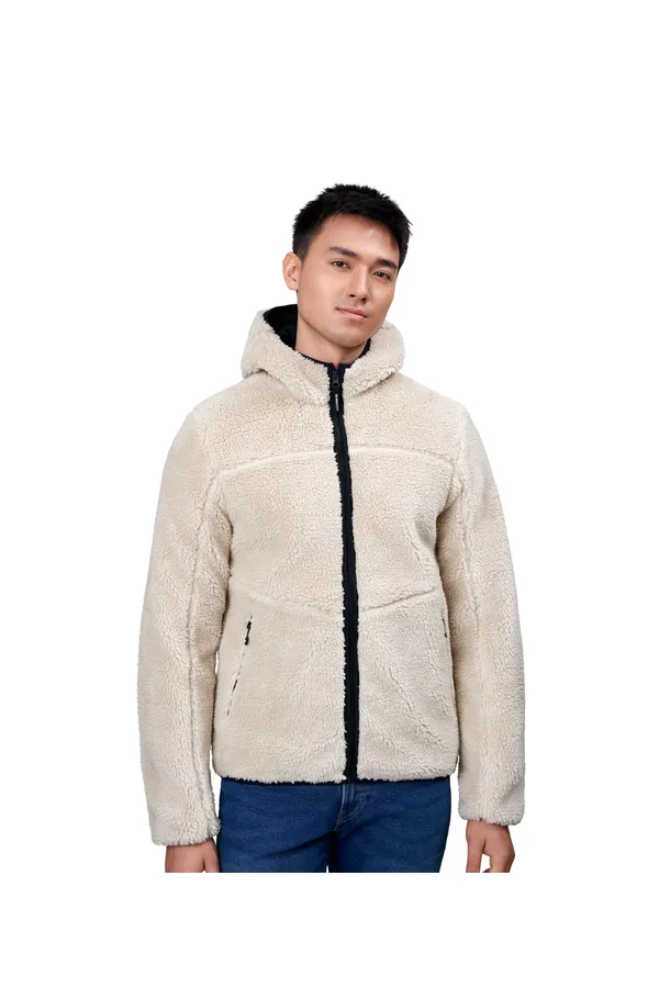 Pile Fleecejacke Off-white