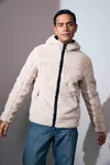 Pile Fleecejacke Off-white