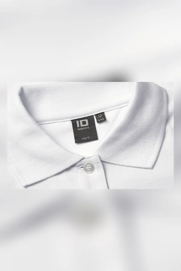 Langarm Poloshirt | Stretch | Damen Weiss