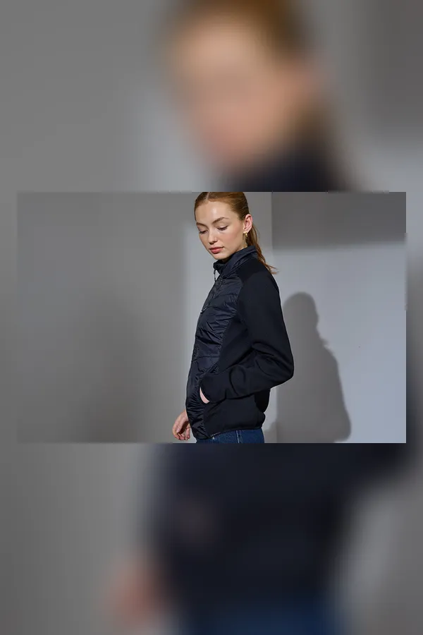 Hybrid Jacke | Damen Navy