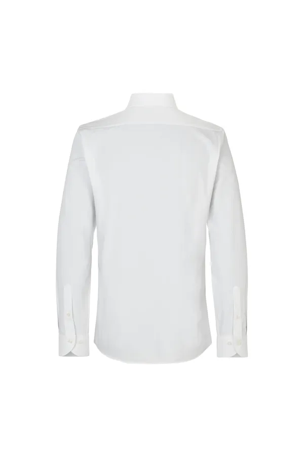SEVEN SEAS Hybrid shirt | slim Weiss