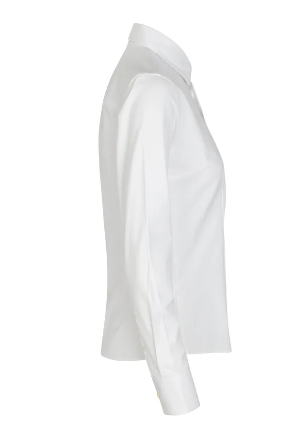 SEVEN SEAS Hybrid shirt | modern | Damen Weiss