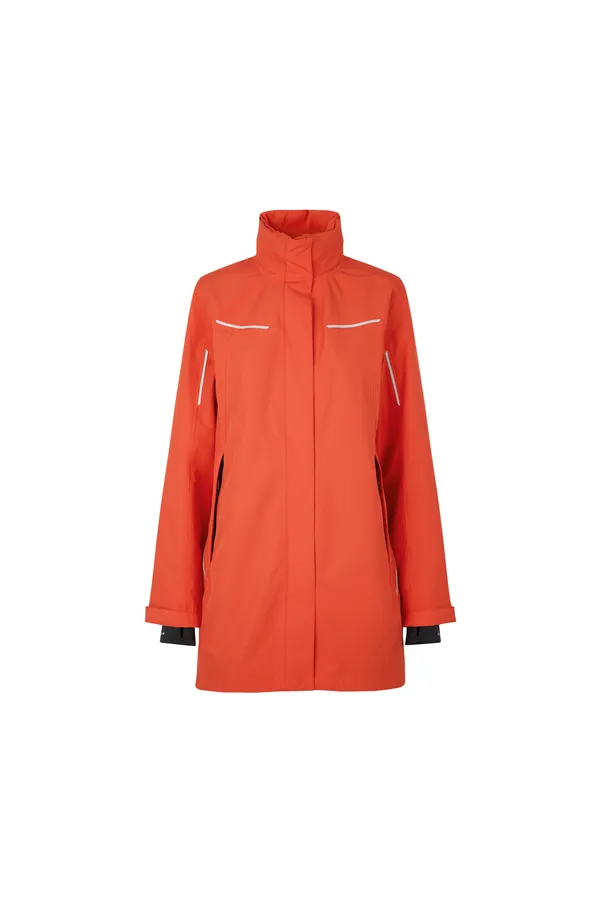 Zip-n-Mix Shell-Jacke | Damen Orange